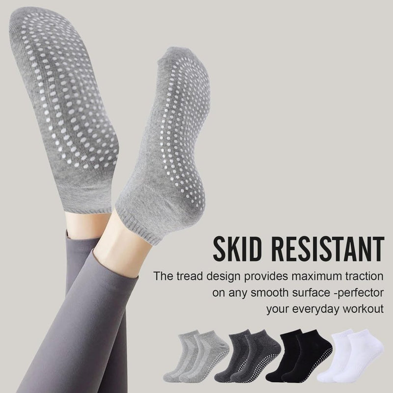 Laad afbeelding in Galerijviewer, Antislip pilatessokken dames set van 3 paar - happygetfit.com
