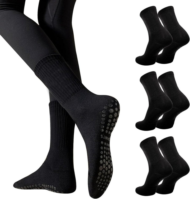 Laad afbeelding in Galerijviewer, Antislip pilatessokken dames set van 3 paar - happygetfit.com
