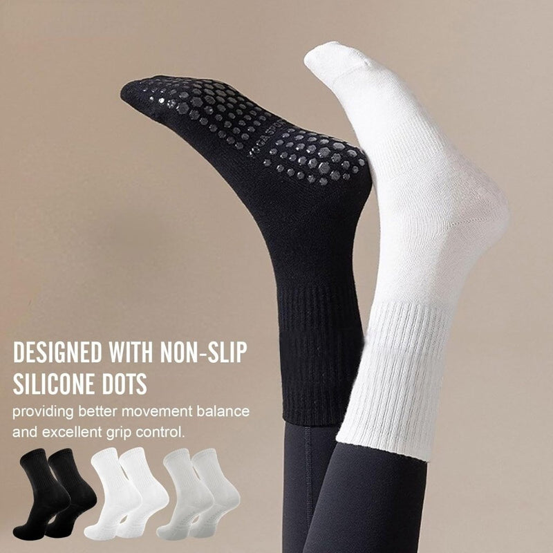 Laad afbeelding in Galerijviewer, Antislip pilatessokken dames set van 3 paar - happygetfit.com
