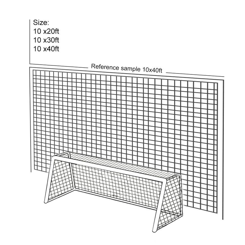 Load image into Gallery viewer, Aoneky Soccer Backstop Net - Heavy Duty Practice Barrier &amp; Containment Net for Training, High Impact Hitting Netting, 10-15 x 10-60 Ft Sizes for Football/Soccer - happygetfit.com
