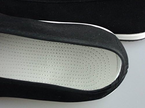 Laad afbeelding in Galerijviewer, APIKA Chinese Traditionele Oude Peking Schoenen Kung Fu Tai Chi Schoenen Rubberen Zool Unisex Zwart - happygetfit.com
