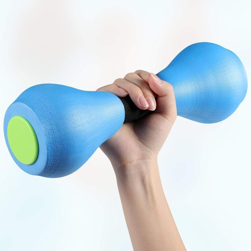 Load image into Gallery viewer, Aqua dumbbells set van 2 blauw voor waterfitness - happygetfit.com
