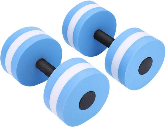 Aqua dumbbells set van 2 voor wateraerobics - happygetfit.com