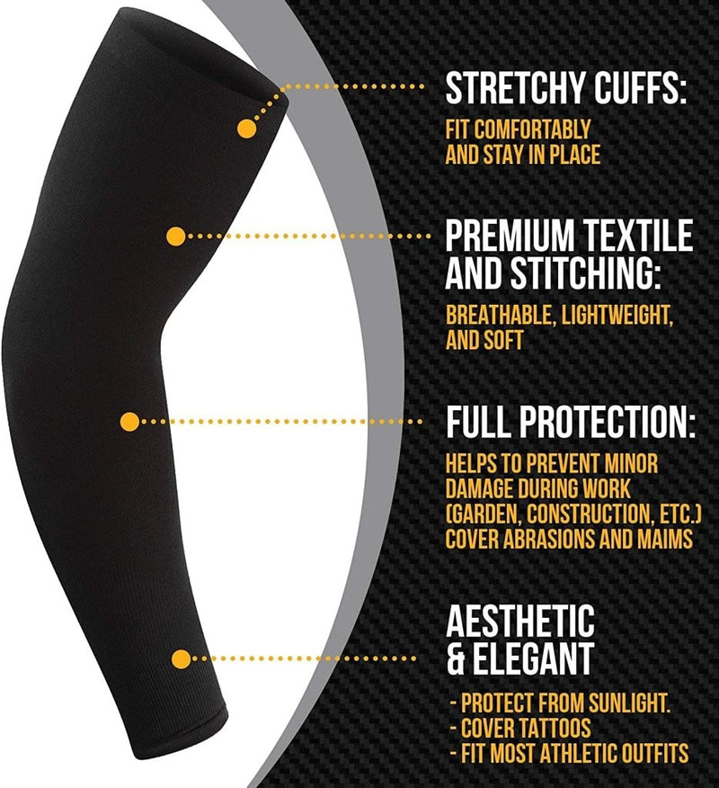 Load image into Gallery viewer, Armmanchetten Mouw Arm Anti-UV Bescherming UPF 50+ Armgreep Ademend Manchetten voor Mannen Vrouwen voor Fietsen Koeling Rijden Sport - happygetfit.com
