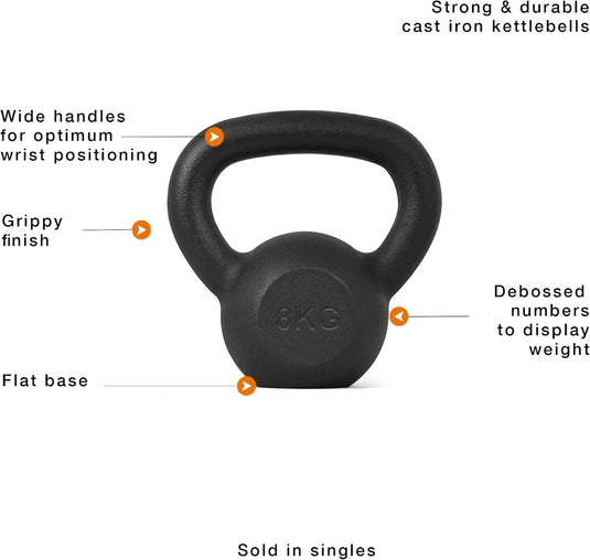Athlyt - Kettlebell, kogelhalter van gietijzer - happygetfit.com