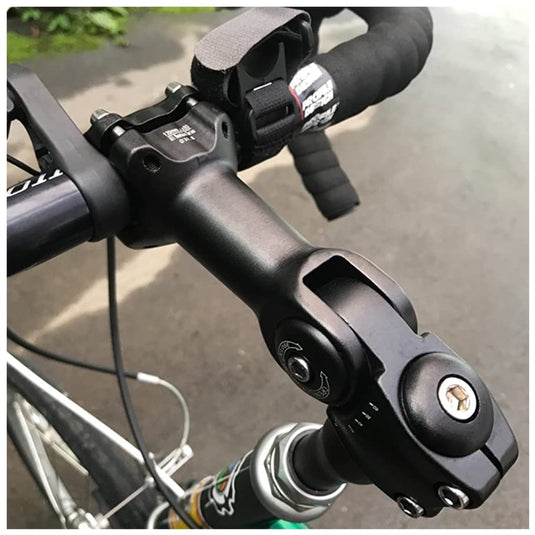 Azarxis 25.4mm 31.8mm Stem 70mm 80mm 90mm 110mm 120mm 130mm 17 35 45 60 Degree Adjustable Bike Stem Mountain Bike Stem Short Handlebar Stem for Bicycle, Road Bike, MTB, BMX, Cycling - happygetfit.com