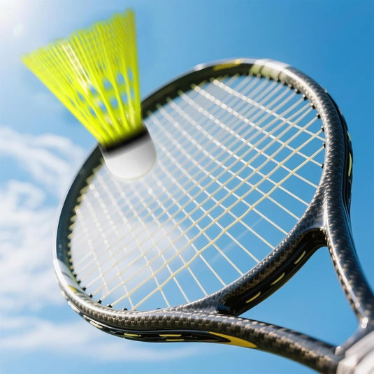 Badmintonshuttles 12 stuks van nylon met schuimkop voor binnen en buiten – badmintonveren – racketaccessoires - happygetfit.com