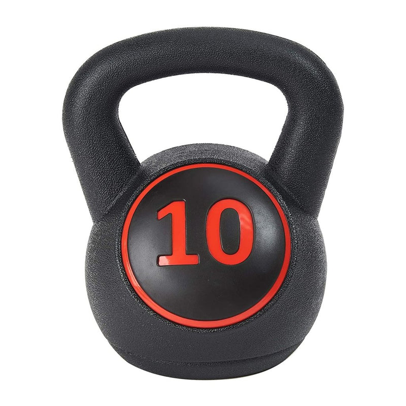 Load image into Gallery viewer, BalanceFrom Vinyl Kettlebell Set, 30/45/50/75 Pound Options – Cement-Filled Strength Training Weights with Ergonomic Grip and Color Coding for Full Body Fitness at Home or Gym - happygetfit.com
