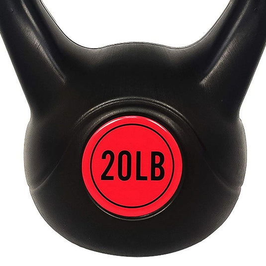 BalanceFrom Vinyl Kettlebell Set, 30/45/50/75 Pound Options – Cement-Filled Strength Training Weights with Ergonomic Grip and Color Coding for Full Body Fitness at Home or Gym - happygetfit.com