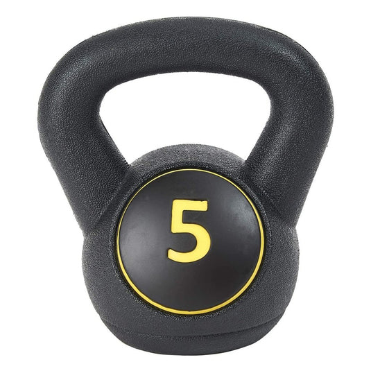 BalanceFrom Vinyl Kettlebell Set, 30/45/50/75 Pound Options – Cement-Filled Strength Training Weights with Ergonomic Grip and Color Coding for Full Body Fitness at Home or Gym - happygetfit.com