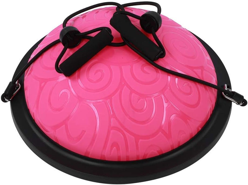 Chargez l'image dans la visionneuse de la galerie, Balanstrainer 46 cm met weerstandsbanden – antislip halve bal – core training – evenwichtstraining - happygetfit.com
