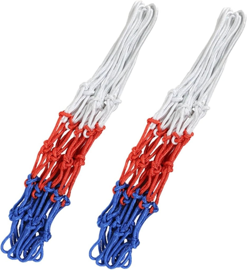Laad afbeelding in Galerijviewer, Basketbalnetten set van 2 rood blauw wit - happygetfit.com
