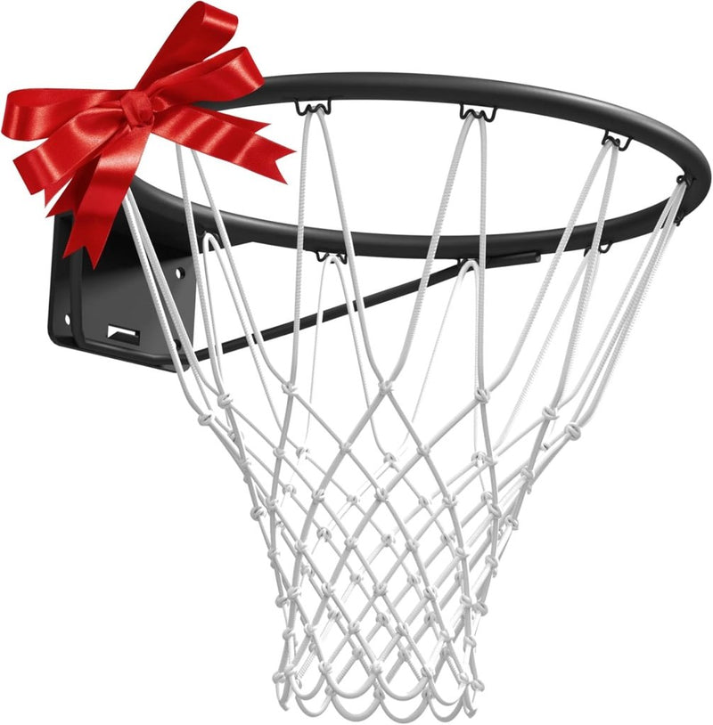 Load image into Gallery viewer, Bee-Ball Basketball Rim - 18 Inch - Basketball Replacement Rim Net for Outdoor and Indoor Basketball Hoop - Adjustable-Height and Fixed Basketball Hoop for All - happygetfit.com
