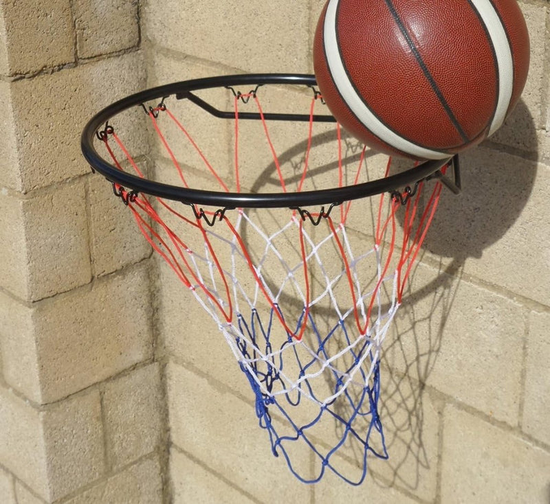 Load image into Gallery viewer, Bee-Ball Basketball Rim - 18 Inch - Basketball Replacement Rim Net for Outdoor and Indoor Basketball Hoop - Adjustable-Height and Fixed Basketball Hoop for All - happygetfit.com
