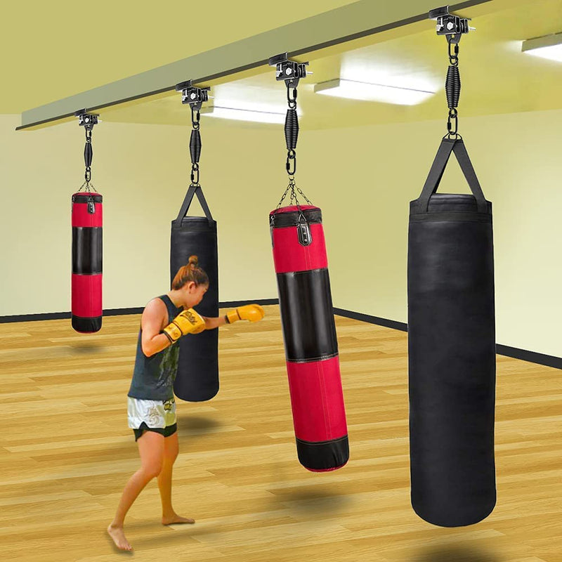 Load image into Gallery viewer, BeneLabel Punching Bag Hanger for I Beam 880 LBs Capacity Heavy Bag Mount Width Adjustable Boxing Bag Holder &amp; Steel Beam Clamp for Beam - happygetfit.com
