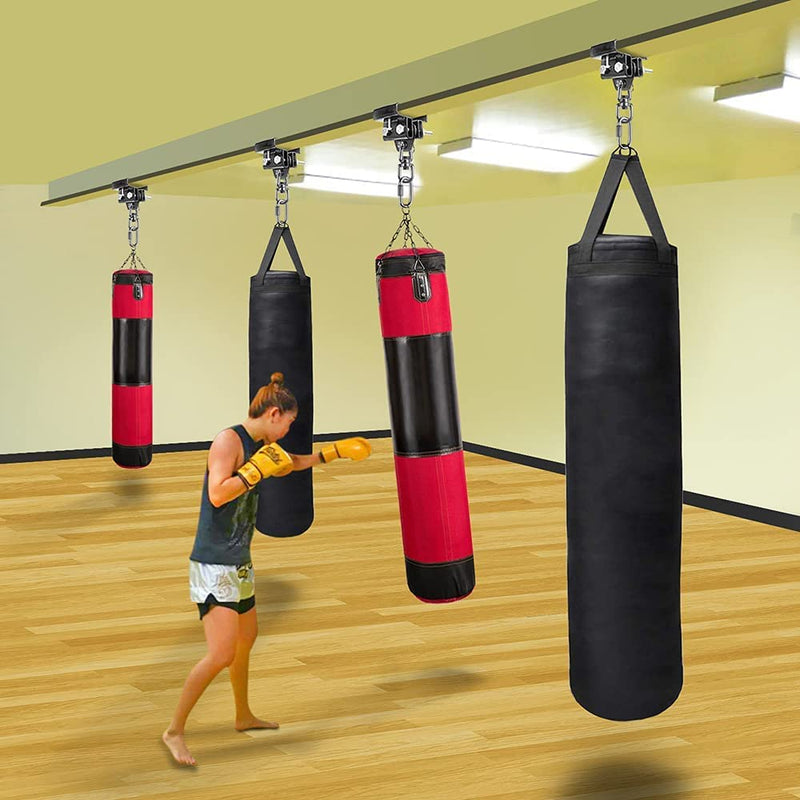 Load image into Gallery viewer, BeneLabel Punching Bag Hanger for I Beam 880 LBs Capacity Heavy Bag Mount Width Adjustable Boxing Bag Holder &amp; Steel Beam Clamp for Beam - happygetfit.com
