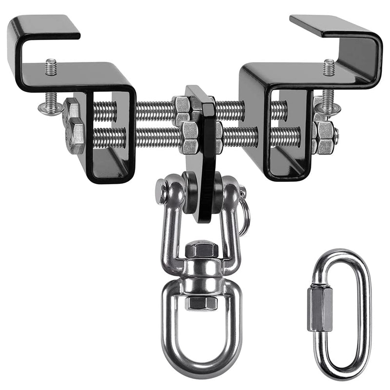 Load image into Gallery viewer, BeneLabel Punching Bag Hanger for I Beam 880 LBs Capacity Heavy Bag Mount Width Adjustable Boxing Bag Holder &amp; Steel Beam Clamp for Beam - happygetfit.com
