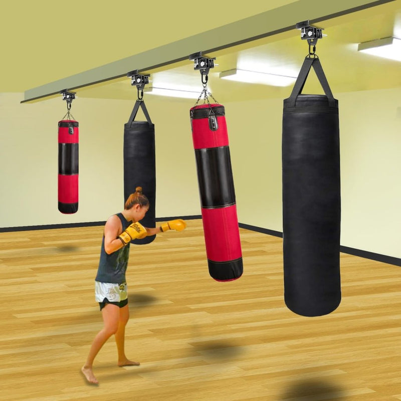 Load image into Gallery viewer, BeneLabel Punching Bag Hanger for I Beam 880 LBs Capacity Heavy Bag Mount Width Adjustable Boxing Bag Holder &amp; Steel Beam Clamp for Beam - happygetfit.com
