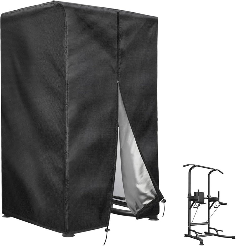 Laad afbeelding in Galerijviewer, Beschermhoes voor power rack 102 x 107 x 163 cm van 420D Oxford – fitness hoes – waterdichte afdekhoes - happygetfit.com
