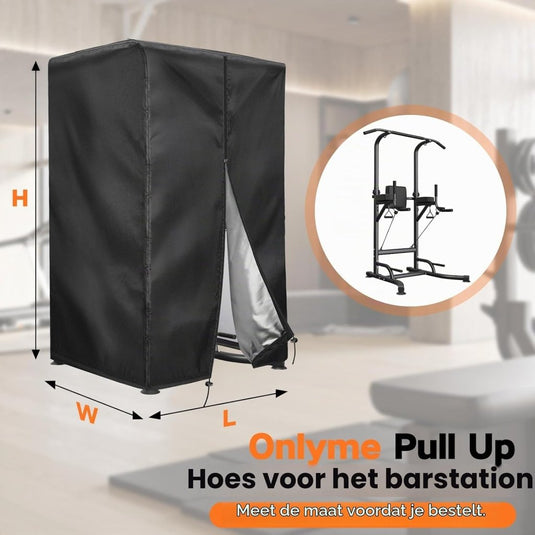 Beschermhoes voor power rack 102 x 107 x 163 cm van 420D Oxford – fitness hoes – waterdichte afdekhoes - happygetfit.com