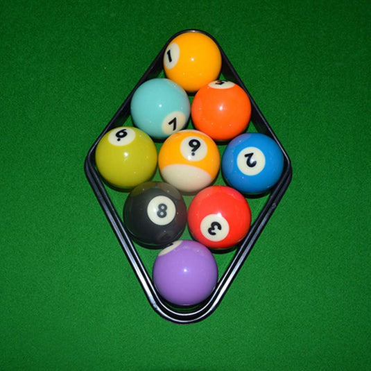 Biljart ballenrek voor 9 ballen set van 2 stuks - happygetfit.com