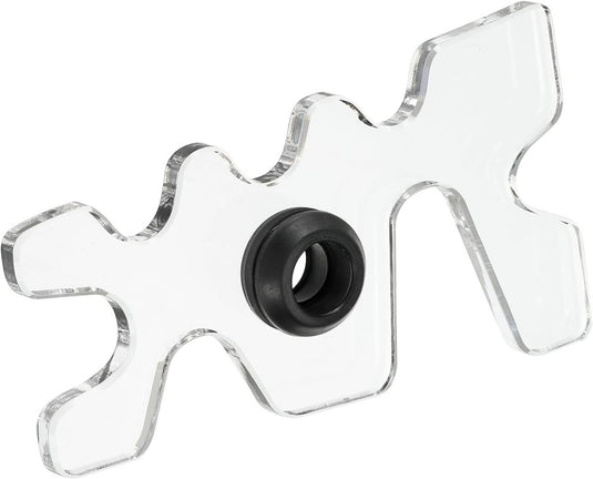 Biljart brugkop 115 x 60 mm van acryl transparant – keu brug – biljart accessoires - happygetfit.com