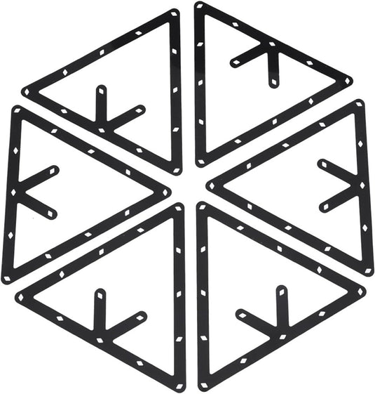 Biljart driehoek rack zwart - happygetfit.com