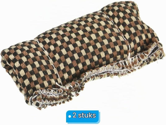 Biljart keu reinigingsdoeken 2 stuks 10 x 5 cm bruin – schachtreiniger – biljart accessoires - happygetfit.com