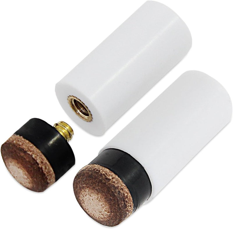 Laad afbeelding in Galerijviewer, Biljart keu schroeftips 12 mm set van 10 bruin - happygetfit.com
