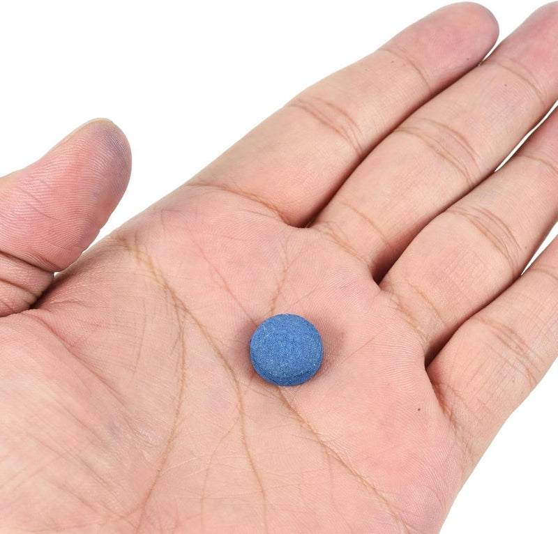 Załaduj obraz do przeglądarki galerii, Biljart keu tips 5 stuks 12 mm van kunstleer blauw – vervangende pomeransen – biljart accessoires - happygetfit.com
