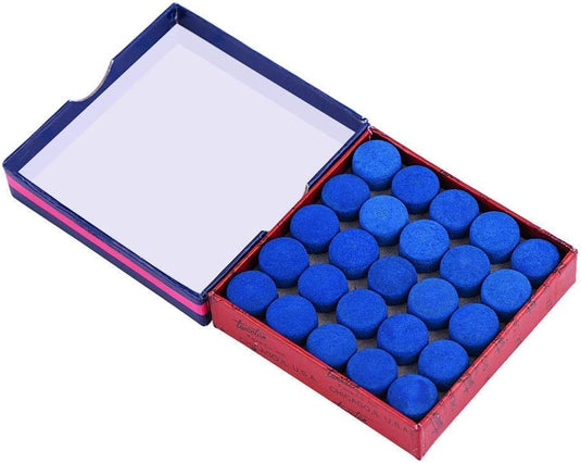 Biljart keutips 13 mm lijm-on set van 50 stuks - happygetfit.com