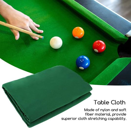 Biljartdoek voor 9 ft tafel groen - happygetfit.com