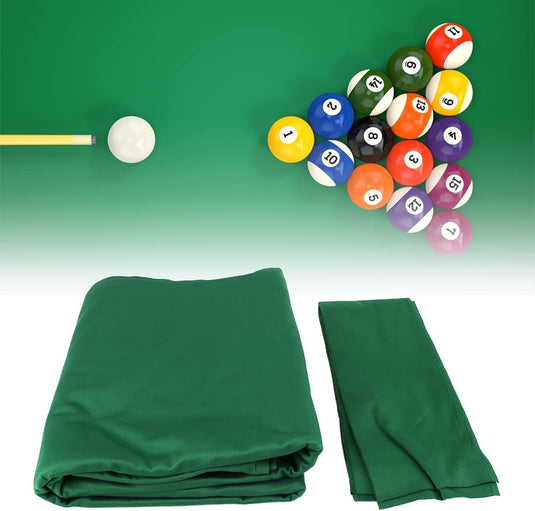 Biljartdoek voor 9 ft tafel groen - happygetfit.com