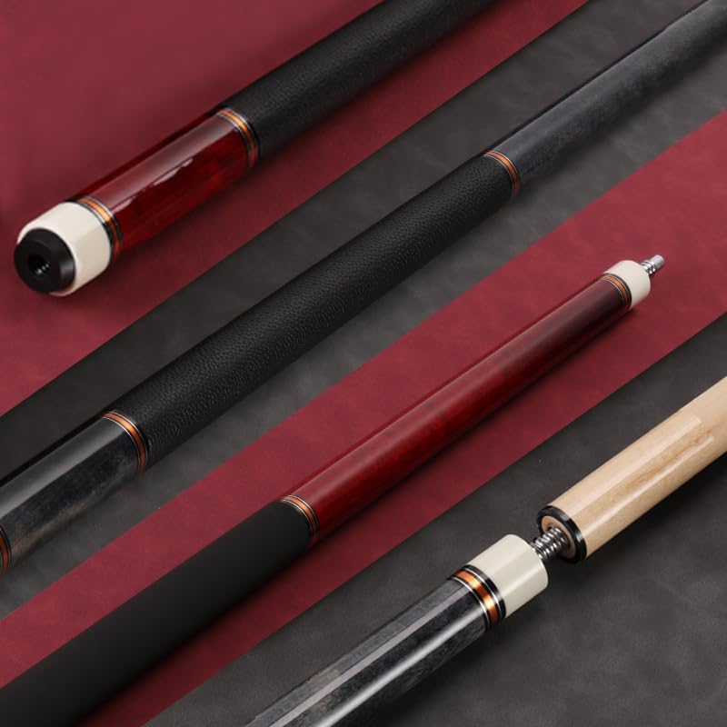 Chargez l'image dans la visionneuse de la galerie, Biljartkeu 147 cm 19-20 oz – Canadese Esdoorn Pool Cue 12,5 mm Tip – Leren Grip - happygetfit.com
