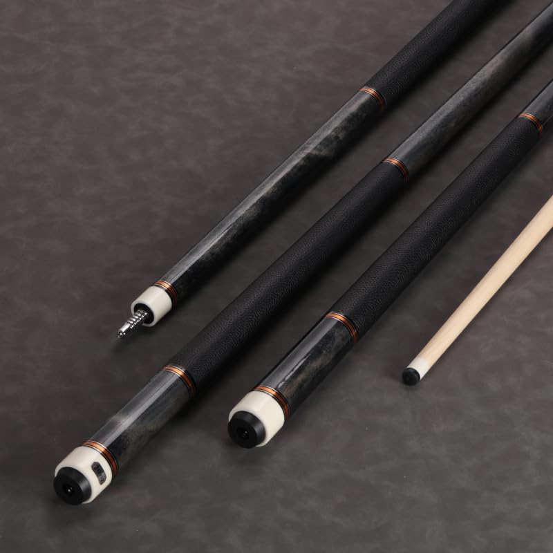 Chargez l'image dans la visionneuse de la galerie, Biljartkeu 147 cm 19-20 oz – Canadese Esdoorn Pool Cue 12,5 mm Tip – Leren Grip - happygetfit.com
