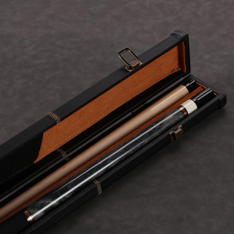 Chargez l'image dans la visionneuse de la galerie, Biljartkeu 147 cm 19-20 oz – Canadese Esdoorn Pool Cue 12,5 mm Tip – Leren Grip - happygetfit.com

