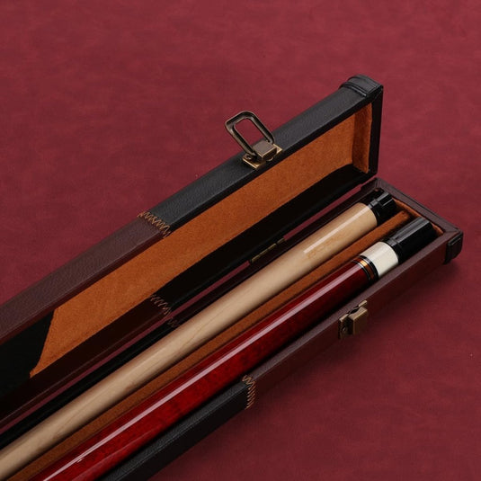Biljartkeu 147 cm 19-20 oz – Canadese Esdoorn Pool Cue 12,5 mm Tip – Leren Grip - happygetfit.com