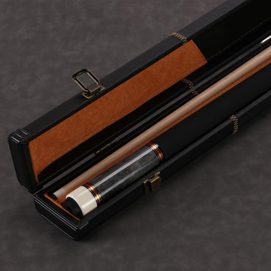 Biljartkeu 147 cm 19-20 oz – Canadese Esdoorn Pool Cue 12,5 mm Tip – Leren Grip - happygetfit.com