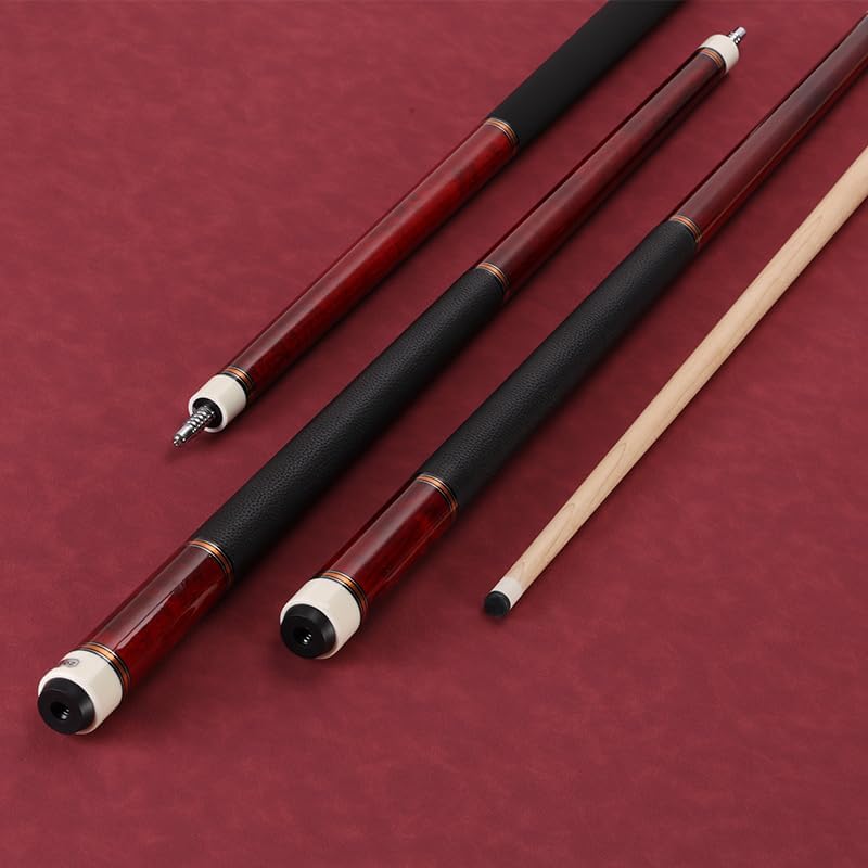 Chargez l'image dans la visionneuse de la galerie, Biljartkeu 147 cm 19-20 oz – Canadese Esdoorn Pool Cue 12,5 mm Tip – Leren Grip - happygetfit.com
