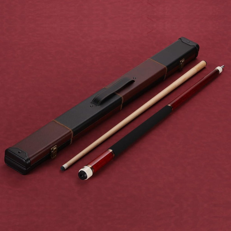 Chargez l'image dans la visionneuse de la galerie, Biljartkeu 147 cm 19-20 oz – Canadese Esdoorn Pool Cue 12,5 mm Tip – Leren Grip - happygetfit.com
