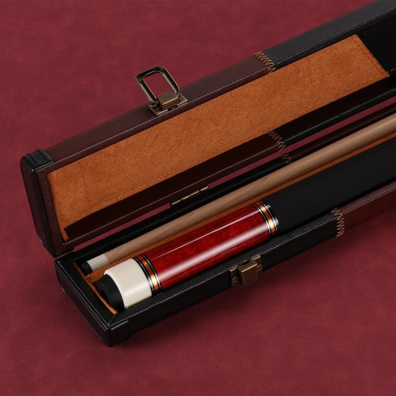 Chargez l'image dans la visionneuse de la galerie, Biljartkeu 147 cm 19-20 oz – Canadese Esdoorn Pool Cue 12,5 mm Tip – Leren Grip - happygetfit.com
