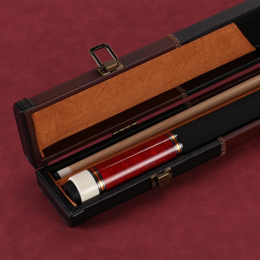 Biljartkeu 147 cm 19-20 oz – Canadese Esdoorn Pool Cue 12,5 mm Tip – Leren Grip - happygetfit.com