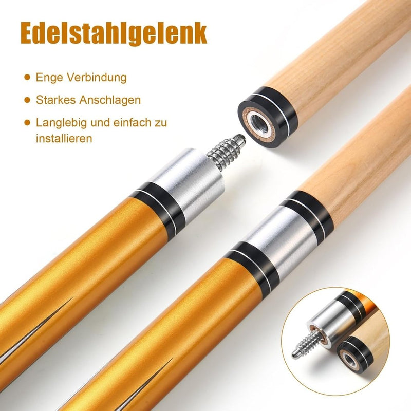 Load image into Gallery viewer, Biljartkeu 147 cm met 13 mm tip - happygetfit.com
