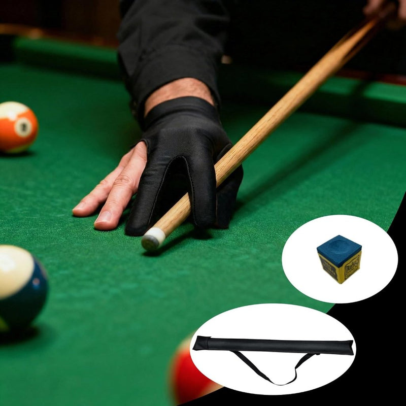 Laden Sie das Bild in Galerie -Viewer, Biljartkeu Hoes met Draagriem – Beschermtas voor Pool Cue &amp; Snooker – Inclusief Handschoen - happygetfit.com
