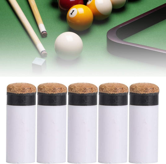 Biljartkeu pomeransen 10 stuks van leer en kunststof voor snooker en pool – keutips – biljartonderdelen - happygetfit.com