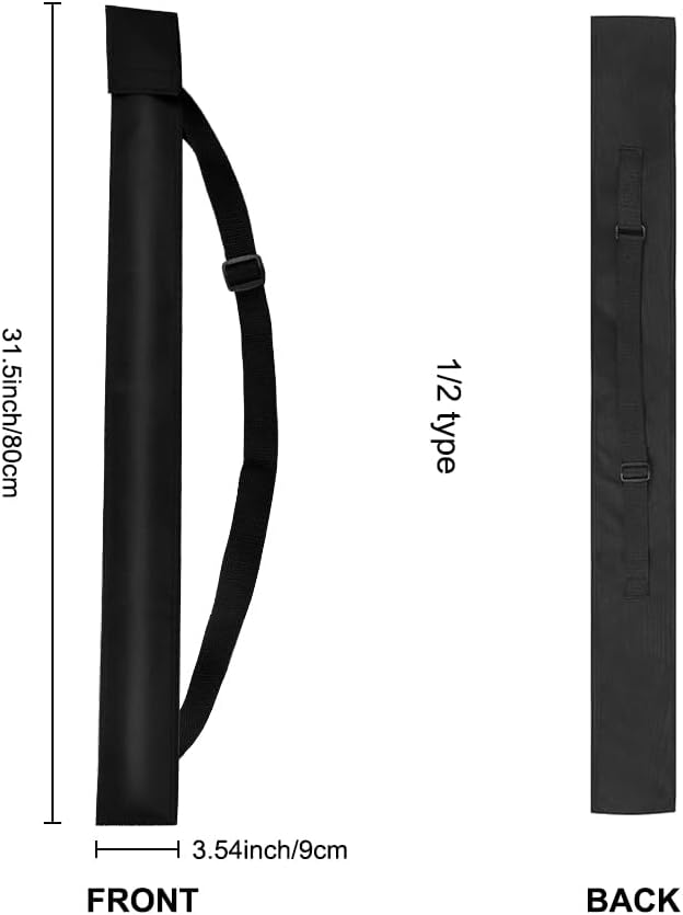Laad afbeelding in Galerijviewer, Biljartkeu tas 80 cm zwart met handschoen - happygetfit.com
