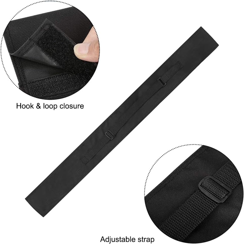 Laad afbeelding in Galerijviewer, Biljartkeu tas 80 cm zwart met handschoen - happygetfit.com
