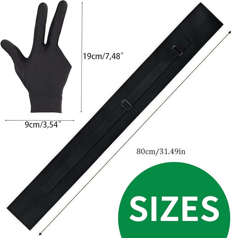 Laden Sie das Bild in Galerie -Viewer, Biljartkeu Tas met Handschoen – Cue Bag voor 1-2 Keuen – Voor Poolbiljart &amp; Snooker - happygetfit.com
