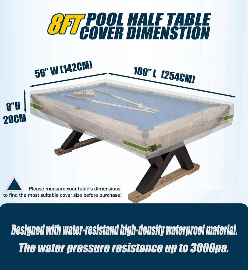 Załaduj obraz do przeglądarki galerii, Biljarttafel hoes waterdicht 600D Oxford polyester - happygetfit.com
