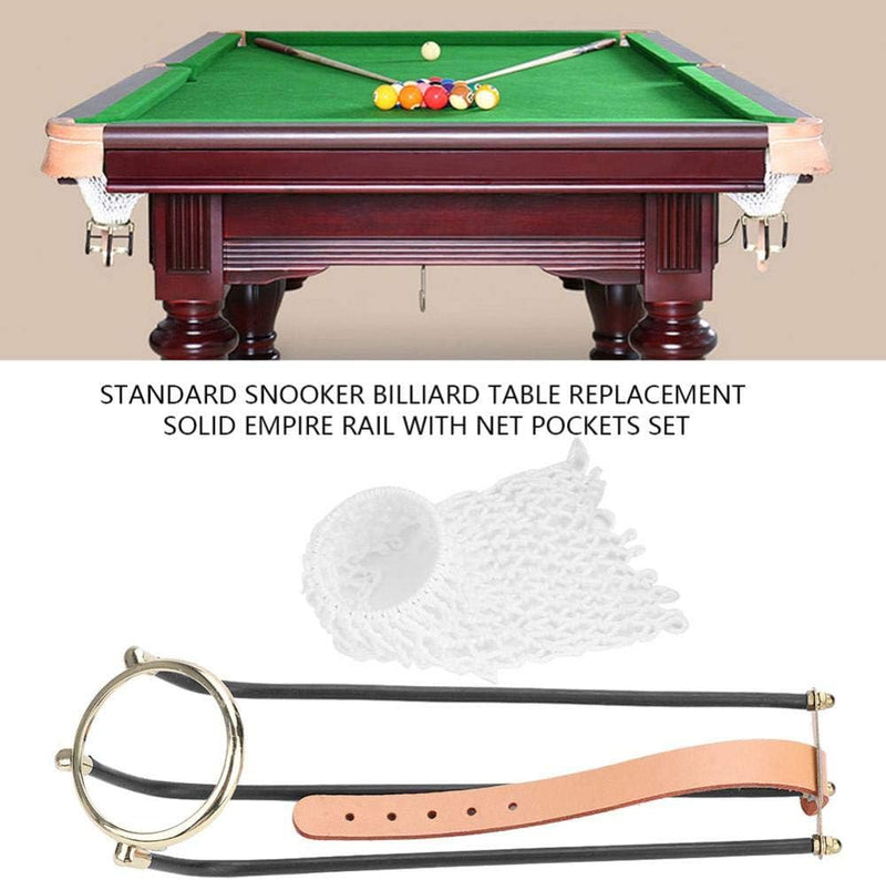 Chargez l'image dans la visionneuse de la galerie, Biljarttafel pocket rails set van 6 met netten - happygetfit.com
